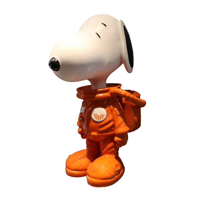 Astronaut Dog Character Figure
