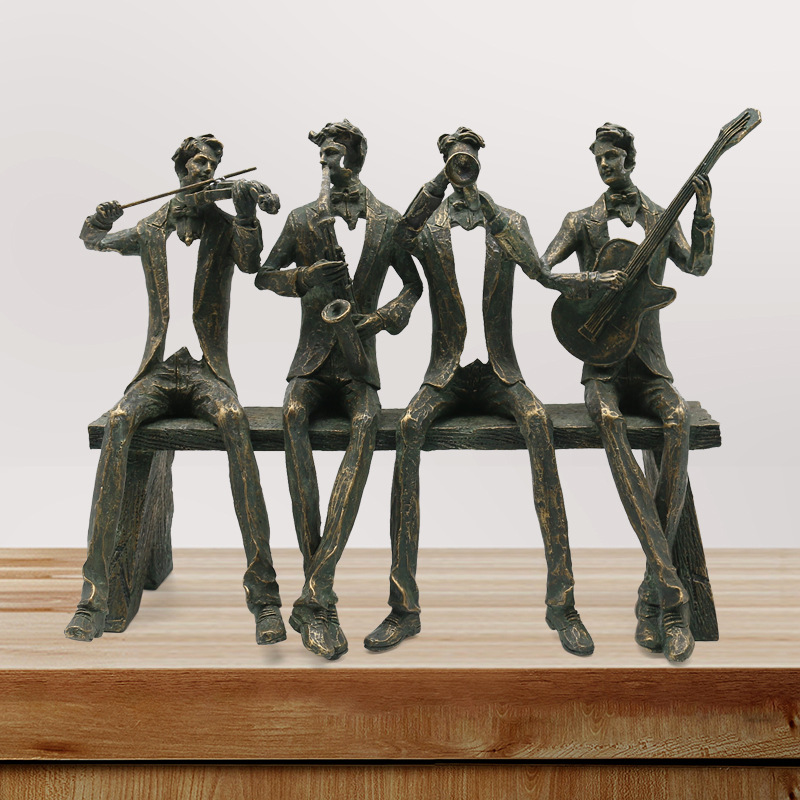 Classic Band Musician Sculpture