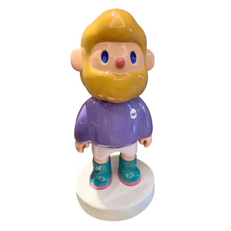 Cartoon Boy Figure Sculpture