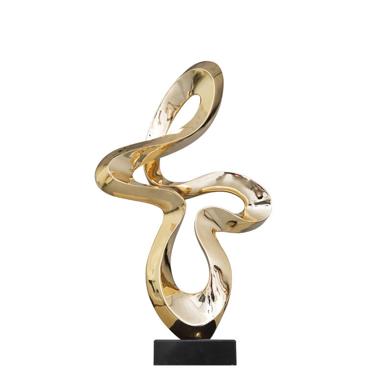 Custom Electroplated Modern Statue Abstract Art Sculptures Home Sculptures