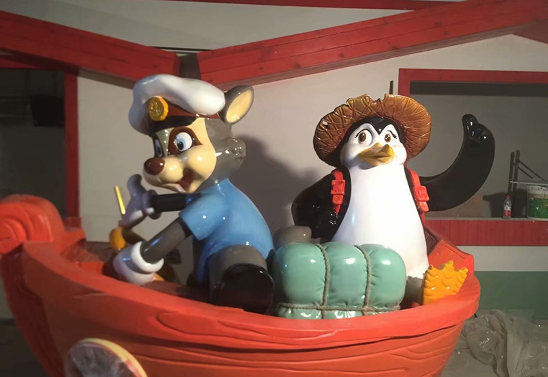 FRP Fiberglass Sculpture Features