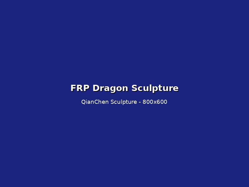 Custom FRP Dragon Sculpture