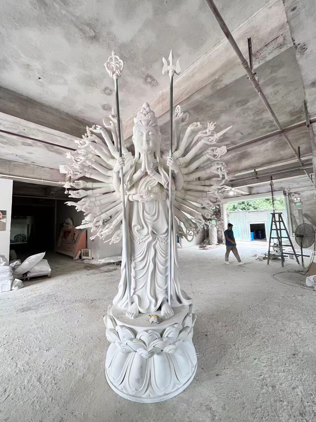 Multi-Armed Deity Sculpture