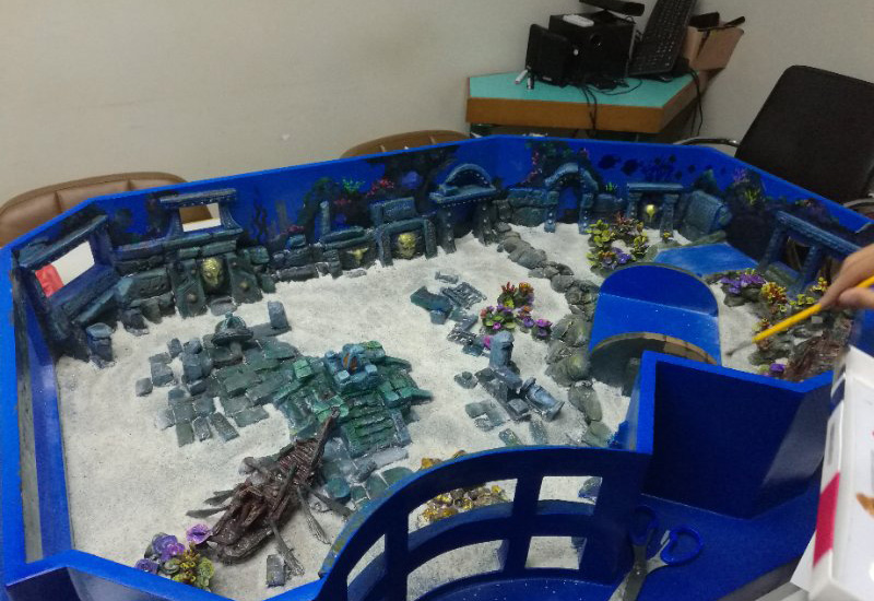 Ocean Display Pool Construction