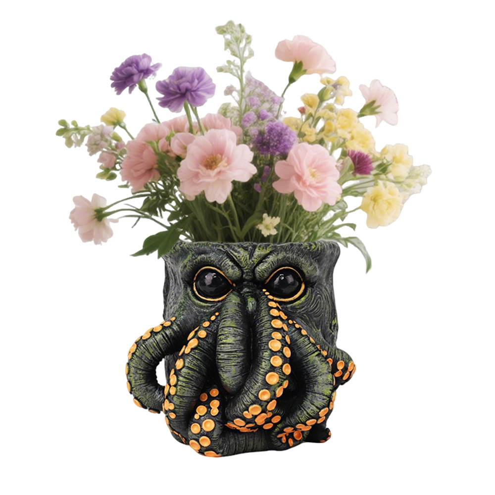 Octopus Flower Pot Planter