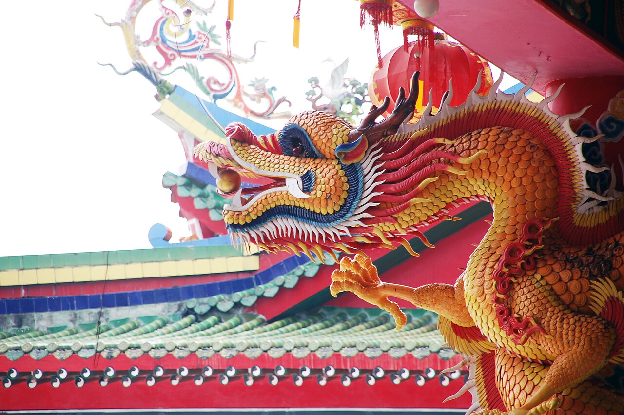 Custom FRP Dragon Sculpture