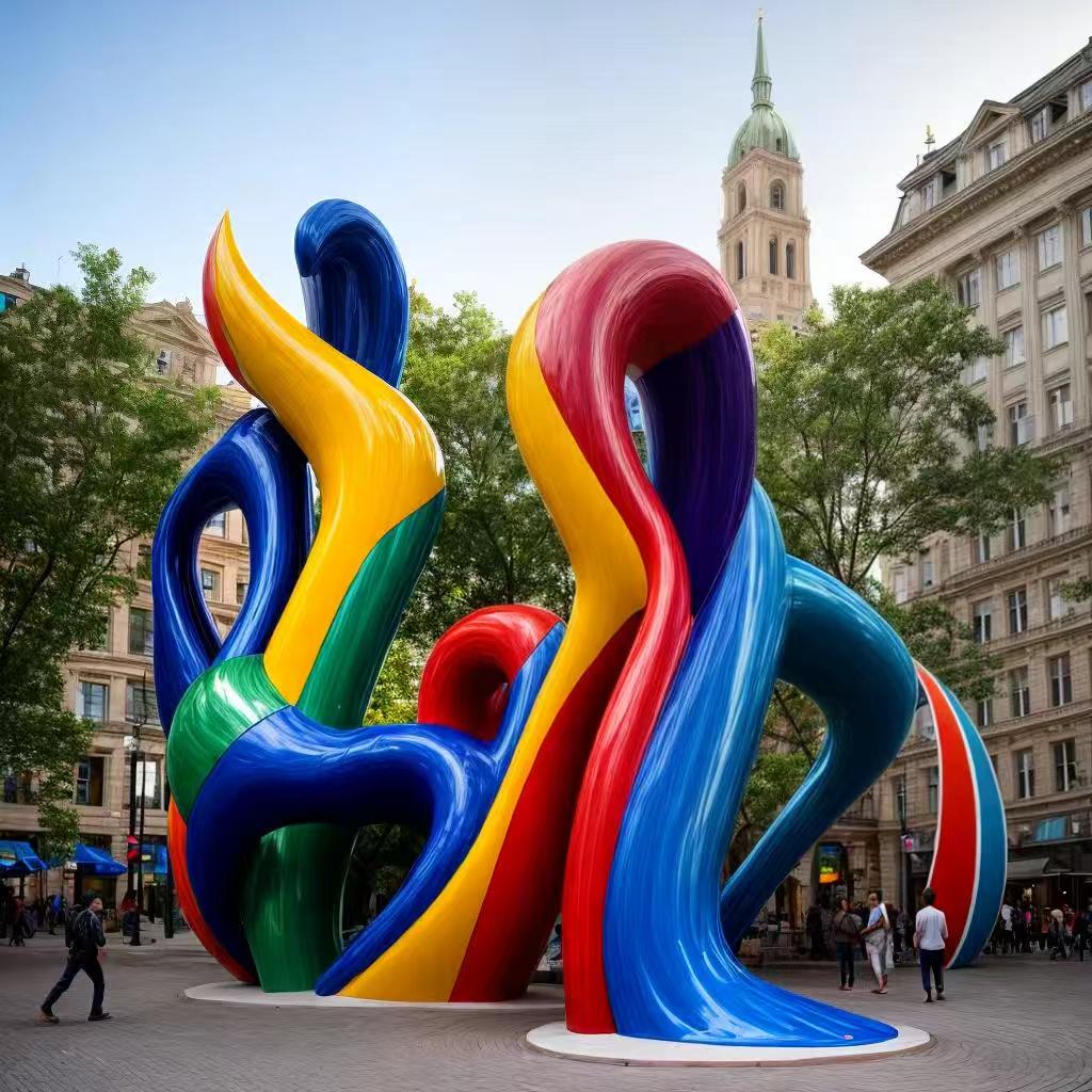 Ribbon Sculpture (Public Plaza)