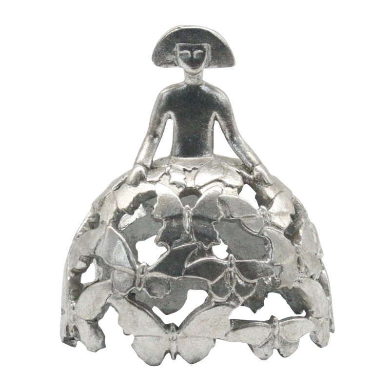 Elegant Silver Statue